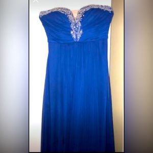 Royal Blue Prom Dress/Gown, sz 6